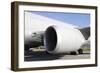 Close-Up View of the Jet Engine on an Italian Air Force Kc-767A Tanker-null-Framed Photographic Print