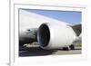 Close-Up View of the Jet Engine on an Italian Air Force Kc-767A Tanker-null-Framed Photographic Print