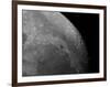 Close-Up View of the Moon Showing Impact Crater Plato-Stocktrek Images-Framed Photographic Print