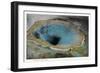 Close-up View of the Morning Glory Spring, Yellowstone National Park, Wyoming-Lantern Press-Framed Art Print