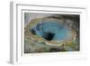Close-up View of the Morning Glory Spring, Yellowstone National Park, Wyoming-Lantern Press-Framed Art Print