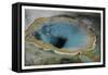 Close-up View of the Morning Glory Spring, Yellowstone National Park, Wyoming-Lantern Press-Framed Stretched Canvas