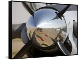 Close-Up View of the Propeller of an Iraqi Air Force T-6 Texan Trainer Aircraft-null-Framed Stretched Canvas