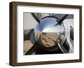 Close-Up View of the Propeller of an Iraqi Air Force T-6 Texan Trainer Aircraft-null-Framed Photographic Print