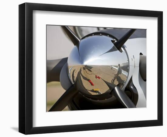 Close-Up View of the Propeller of an Iraqi Air Force T-6 Texan Trainer Aircraft-null-Framed Photographic Print