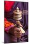 Close Up with a Buddhist and a Hand-Held Prayer Wheel, Bhutan-Gavriel Jecan-Mounted Photographic Print