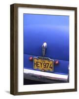 Close-ups of Classic 1950's Autos, Old Havana, Cuba-Bill Bachmann-Framed Photographic Print