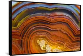 Close Ups of Fortification on Crazy Lace Agate-Darrell Gulin-Framed Stretched Canvas