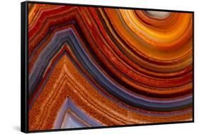 Close Ups of Fortification on Crazy Lace Agate-Darrell Gulin-Framed Stretched Canvas