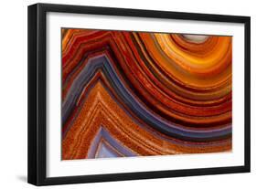 Close Ups of Fortification on Crazy Lace Agate-Darrell Gulin-Framed Photographic Print