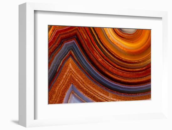 Close Ups of Fortification on Crazy Lace Agate-Darrell Gulin-Framed Photographic Print