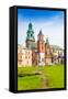 Close View of Royal Archcathedral Basilica-SerrNovik-Framed Stretched Canvas