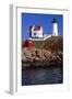 Close View of the Cape Neddick Lighthouse-George Oze-Framed Photographic Print