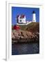 Close View of the Cape Neddick Lighthouse-George Oze-Framed Photographic Print