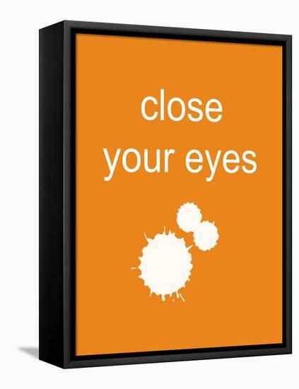 Close Your Eyes-Jan Weiss-Framed Stretched Canvas