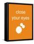 Close Your Eyes-Jan Weiss-Framed Stretched Canvas