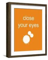 Close Your Eyes-Jan Weiss-Framed Art Print