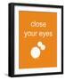 Close Your Eyes-Jan Weiss-Framed Art Print