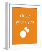 Close Your Eyes-Jan Weiss-Framed Art Print