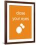 Close Your Eyes-Jan Weiss-Framed Art Print