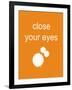 Close Your Eyes-Jan Weiss-Framed Art Print