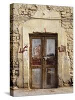 Closed Door of a Building, Syria-null-Stretched Canvas