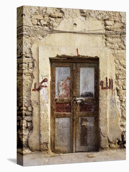 Closed Door of a Building, Syria-null-Stretched Canvas