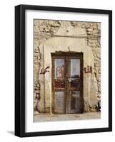 Closed Door of a Building, Syria-null-Framed Photographic Print