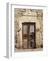 Closed Door of a Building, Syria-null-Framed Photographic Print