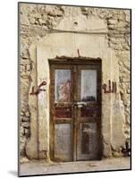 Closed Door of a Building, Syria-null-Mounted Photographic Print