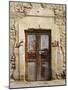 Closed Door of a Building, Syria-null-Mounted Photographic Print