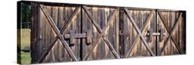 Closed Doors of a Barn, Montana, USA-null-Stretched Canvas