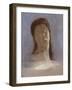 Closed Eyes, 1890-Odilon Redon-Framed Giclee Print