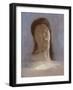 Closed Eyes, 1890-Odilon Redon-Framed Giclee Print