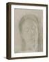 Closed Eyes, 1890-Odilon Redon-Framed Giclee Print