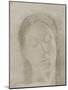 Closed Eyes, 1890-Odilon Redon-Mounted Giclee Print