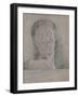 'Closed Eyes', c.1890, (1946)-Odilon Redon-Framed Giclee Print