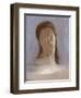 Closed Eyes-Odilon Redon-Framed Giclee Print