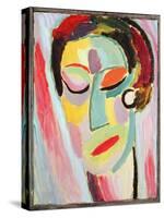 Closed Eyes-Alexej Von Jawlensky-Stretched Canvas