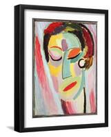 Closed Eyes-Alexej Von Jawlensky-Framed Giclee Print