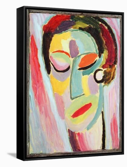 Closed Eyes-Alexej Von Jawlensky-Framed Stretched Canvas