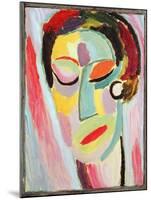 Closed Eyes-Alexej Von Jawlensky-Mounted Giclee Print