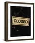 Closed Sign at Pike Place Market-Paul Souders-Framed Photographic Print