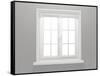 Closed Window-frenta-Framed Stretched Canvas