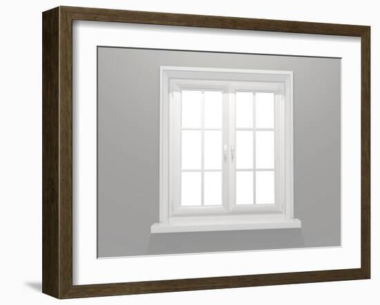 Closed Window-frenta-Framed Art Print