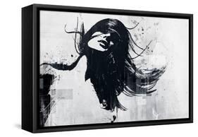 Closer-Alex Cherry-Framed Stretched Canvas