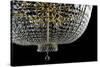 Closeup Contemporary Glass Chandelier-mj_23-Stretched Canvas