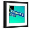 Closeup Hollywood Boulevard CA-null-Framed Art Print