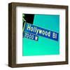 Closeup Hollywood Boulevard CA-null-Framed Art Print