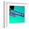 Closeup Hollywood Boulevard CA-null-Framed Art Print